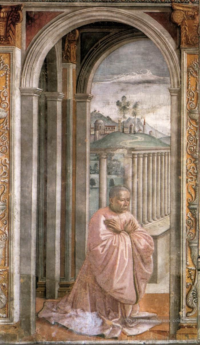 Portrait du donateur Giovanni Tornabuoni Renaissance Florence Domenico Ghirlandaio Peintures à l'huile
